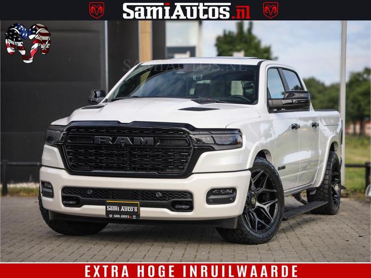 Dodge Ram 1500 Limited Night High Output 540HP 706Nm | Massa, Auto's, Dodge, Bedrijf, Te koop, RAM 1500, 360° camera, 4x4, ABS