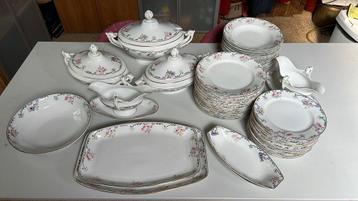 Porseleinen compleet Servies H&C Schlaggenwald. beschikbaar voor biedingen