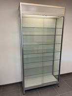 Shopex glazen vitrinekast, Ophalen, 200 cm of meer, 50 tot 100 cm, Glas