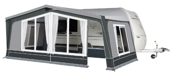 Caravanluifel Dorema Smaragd 5,28mX2,70m met FTP frame, Caravans en Kamperen, Voortenten en Luifels, Zo goed als nieuw, Dorema