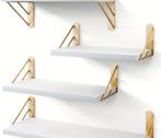Wandplanken wit met goud * NIEUW *, Ophalen of Verzenden, Nieuw