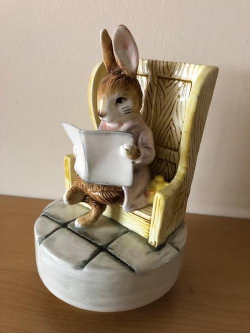 Beatrix Potter Konijn Muziekdoosje Speeldoosje, Verzamelen, Beelden en Beeldjes, Zo goed als nieuw, Dier, Ophalen of Verzenden