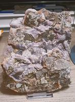 Prachtige dikke Chalcedoon met kwarts schijf, Ophalen of Verzenden