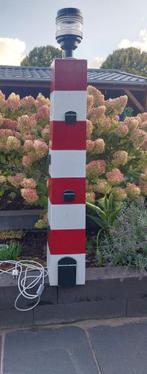 Decoratieve handgemaakte vuurtoren lamp, Tuin en Terras, Ophalen, Zo goed als nieuw