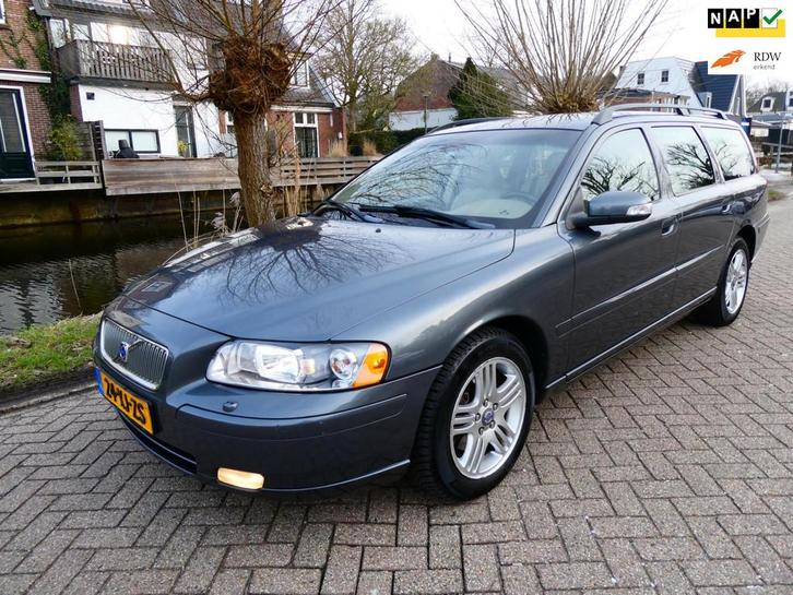 Volvo V70 2.4 Edition 170pk Automaat LPG-G3 Leder Clima Trek, Auto's, Volvo, Bedrijf, Te koop, V70, ABS, Airbags, Airconditioning
