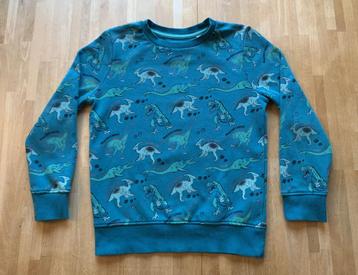 C&A trui groen blauw dino dinosaurus maat 134 beschikbaar voor biedingen