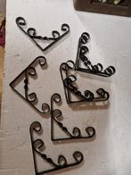 8x Nieuwe Plankendragers Antique Bronze 15x15cm, Ophalen of Verzenden, Nieuw