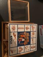 Kapla Houten Bouwstenen - Zwart & Naturel, Ophalen of Verzenden, Gebruikt, Overige merken