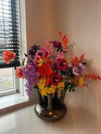 Kunstbloemen met vaas, Ophalen, Zo goed als nieuw