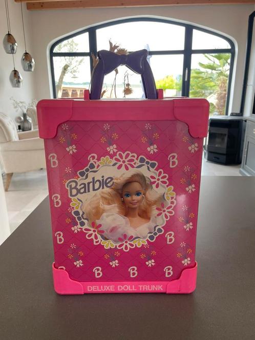 Barbie Deluxe Doll Trunk/koffer vintage Mattel, Kinderen en Baby's, Speelgoed | Poppen, Zo goed als nieuw, Barbie, Ophalen of Verzenden