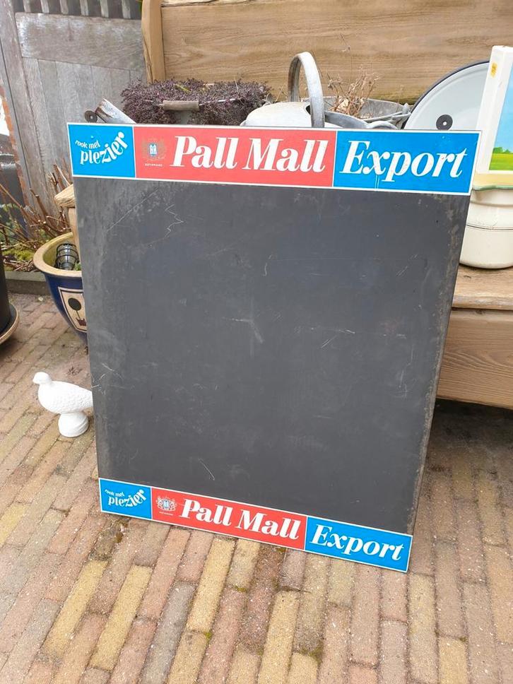 Groot schrijfbord/reclamebord/Pall mall export/mancave/keet, Verzamelen, Merken en Reclamevoorwerpen, Gebruikt, Reclamebord, Ophalen of Verzenden