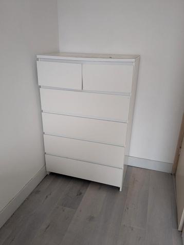 IKEA MALM ladekast wit