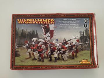 Warhammer  9 st. Empire state troops beschikbaar voor biedingen