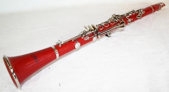 Nieuwe colorline Bb klarinet: Kleur: rood (bijna uitverkocht, Muziek en Instrumenten, Blaasinstrumenten | Klarinetten, Nieuw, Bes-klarinet