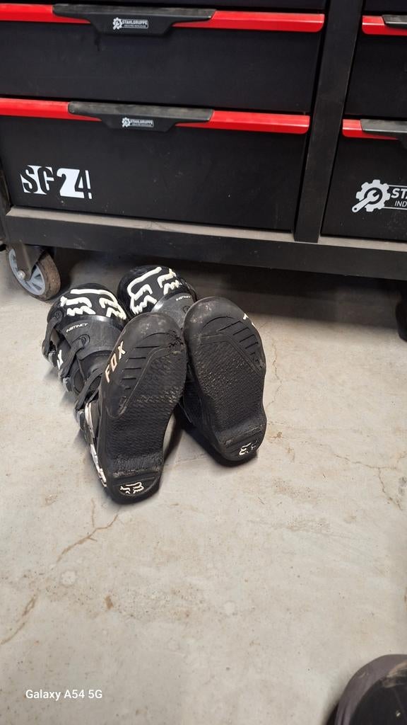 2x Set Fox Motorcross Laarzen Maat 46.5, Motoren, Overige merken, Heren, XL, Tweedehands