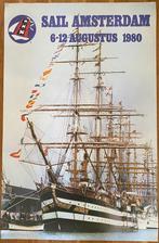 SAIL AMSTERDAM 1980 poster, Ophalen of Verzenden, Zo goed als nieuw, Rechthoekig Staand