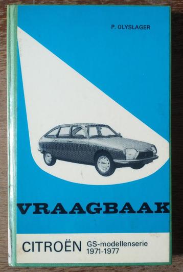 Vraagbaak Citroën GS-modellenserie 1971-1977 beschikbaar voor biedingen