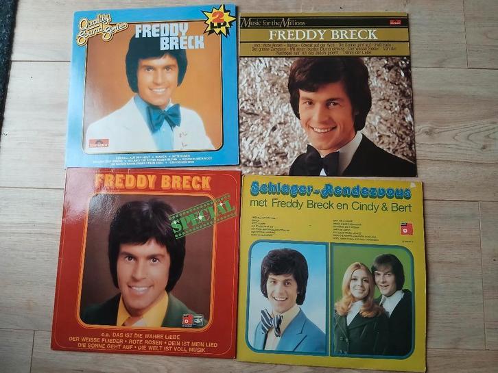 LP's Freddy Breck 4x, Cd's en Dvd's, Vinyl | Pop, Gebruikt, 12 inch, Ophalen of Verzenden