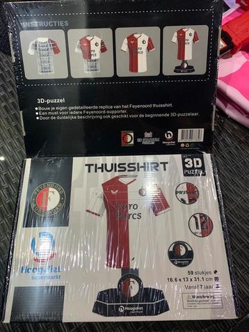 feyenoord rotterdam 3D puzzel thuisshirt voetbal beschikbaar voor biedingen