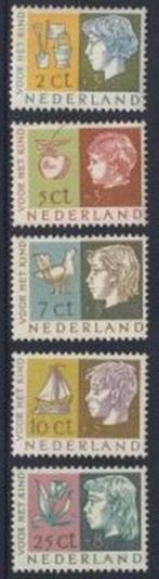 Nederland, Postfris Kinderzegels 1953 NVPH 612/616, Na 1940, Verzenden, Postfris