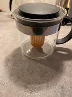 Bodum glazen theepot 1L, Gebruikt, Overige typen, Ophalen of Verzenden, Glas