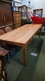 Antieke kersenhouten Franse boeren eettafel  250 cm