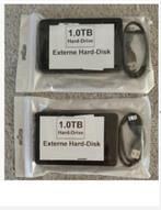 Externe Hard-Disk 1TB USB 3.0 (2,5'' Inch) New + Garantie!, Computers en Software, Harde schijven, HDD, Refurbished, Ophalen of Verzenden