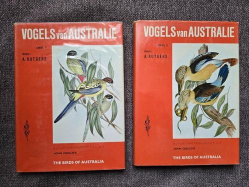 Set: Vogels van Australië - 2 gebonden delen van A. Rutgers, Boeken, Natuur, Gelezen, Vogels, Ophalen of Verzenden