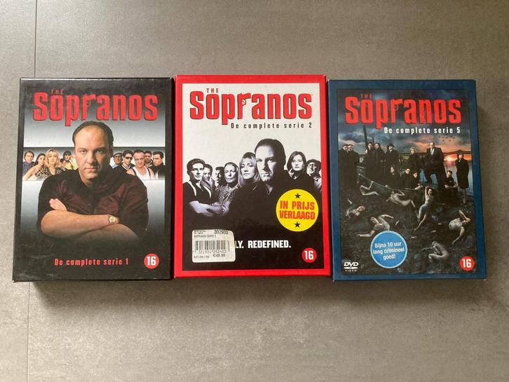 The Sopranos 2x Dvd Boxset seizoen 1 en 2, Cd's en Dvd's, Dvd's | Tv en Series, Zo goed als nieuw, Overige genres, Boxset, Vanaf 16 jaar