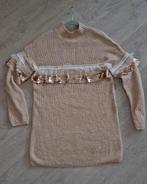 Langere trui tuniek feestdagen goud gouden tulle details, Ophalen, Zo goed als nieuw, Maat 38/40 (M), Overige kleuren