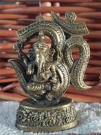 God Ganesha met OHM teken,Shiva,Boeddha beeld,Buddha,Brons,,, Ophalen of Verzenden, Gebruikt