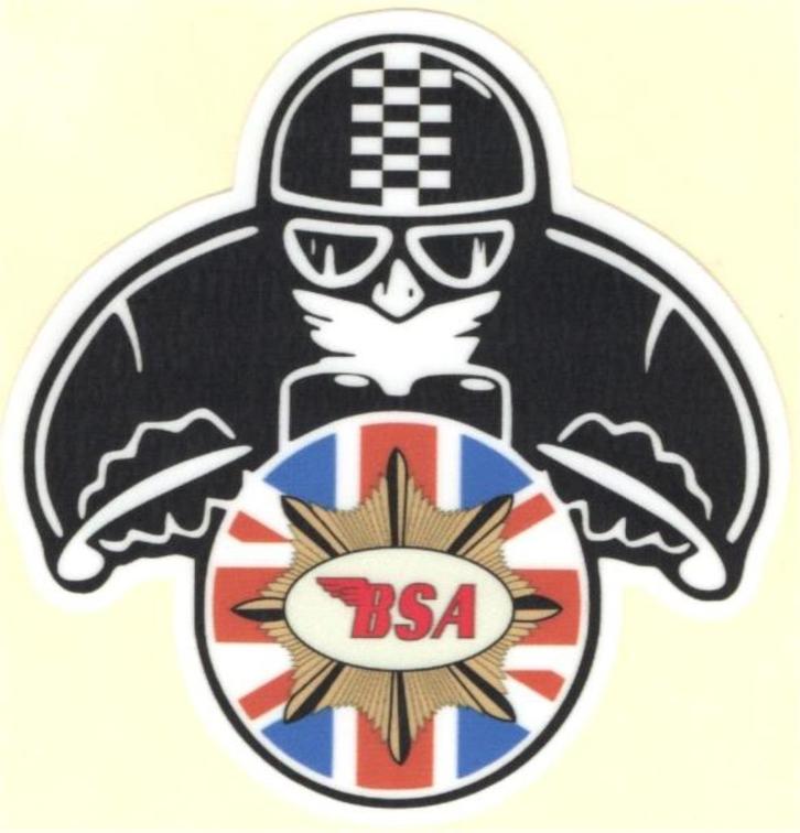 BSA Cafe Racer sticker #7, Motoren, Accessoires | Stickers, Ophalen of Verzenden