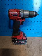 Milwaukee M18 fuel accu boormachine + slagschroevendraaier, Ophalen of Verzenden, Zo goed als nieuw