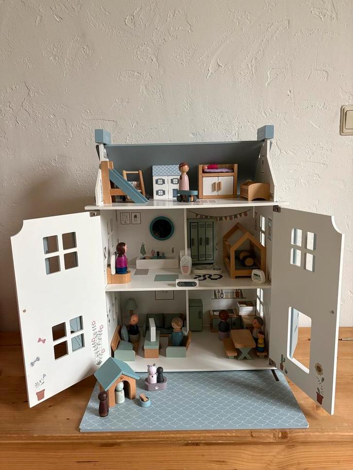 Little Dutch Poppenhuis - Compleet Ingericht!, Kinderen en Baby's, Speelgoed | Overig, Zo goed als nieuw, Meisje, Ophalen