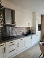 Complete keuken met apparatuur, Huis en Inrichting, Keuken | Complete keukens, Ophalen, Gebruikt, Wit, Enkelwandige keuken