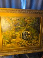 Prachtig olieverf schilderij, Antiek en Kunst, Kunst | Schilderijen | Klassiek, Ophalen of Verzenden