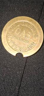 Rotterdam Gas Penning - Zeldzaam!, Postzegels en Munten, Penningen en Medailles, Ophalen of Verzenden, Brons, Nederland