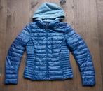 Tussenjas blauw met grijze sweater inzet, mt. S., Ophalen of Verzenden, Zo goed als nieuw, Maat 36 (S), Blauw