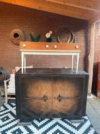 Mooie vintage (drank)kast met prachtig ingelegd randje, Huis en Inrichting, Kasten | Dressoirs, Ophalen, Zo goed als nieuw