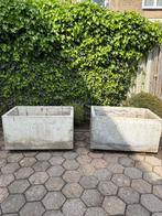 Betonnen bloembakken 2 stuks, Ophalen, Gebruikt, 60 tot 100 cm, Beton