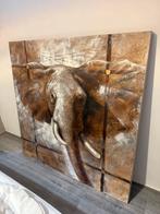 Groot schilderij olifant, Ophalen