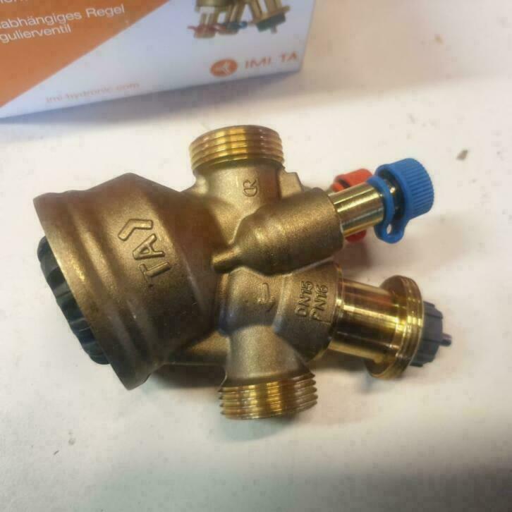 NIEUWE IMI HYDRO TA-COMPACT-P DRUKREGELAAR INREGELAFSLUITER, Doe-het-zelf en Verbouw, Sanitair, Nieuw, Ophalen of Verzenden