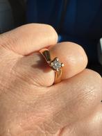 Gouden ring 6gr 18 karat  diamant, Ophalen of Verzenden, Zo goed als nieuw, Goud, Dame