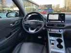 Hyundai Kona EV Premium 64kWh 3-Fase | SOH 100% | Leer | Nav, Auto's, Hyundai, Gebruikt, Zwart, 204 pk, SUV of Terreinwagen