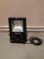 HQI 150W bouwlamp breedstraler 2 stuks beschikbaar, Ophalen of Verzenden, Gebruikt, 50 tot 200 watt, Lamp met armatuur