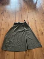 Mooie armygroene suedine rok, M, Kleding | Dames, Rokken, Verzenden, Zo goed als nieuw, Maat 38/40 (M), Onder de knie