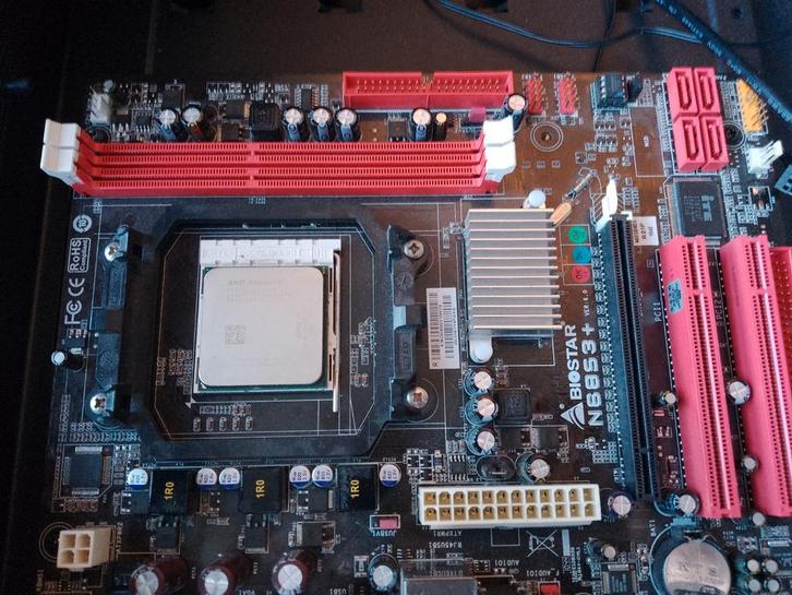 Moederbord en amd cpu, Computers en Software, Moederborden, Gebruikt, AMD, DDR3, Verzenden