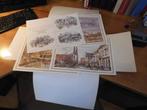 Eindhoven 1982 - 10 prenten stadsgezichten Euverman Decq, Verzamelen, Foto's en Prenten, Gebruikt, 1980 tot heden, Ophalen of Verzenden