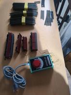 Te koop Fleischmann setje met rails en trafo., Gelijkstroom, Fleischmann, Rails, Ophalen of Verzenden