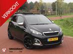 Peugeot 108 1.0 e-VTi Allure TOP! | Elektrisch vouwdak | Aut, Gebruikt, 4 stoelen, Zwart, Origineel Nederlands